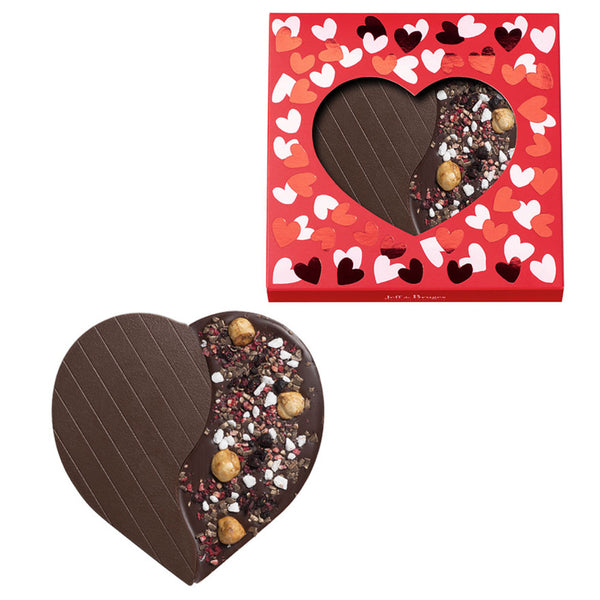 Dvojité srdce z tmavej čokolády malé 90 g