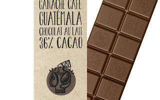 Tabuľková čokoláda N°10 Mliečna 36 % čokoláda a ganáž s príchuťou kávy z Guatemaly 80 g