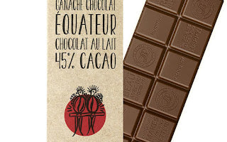 Tabuľková čokoláda N°3 Mliečna 45 % čokoláda s ganážou z kakaa z Ekvádoru 80 g