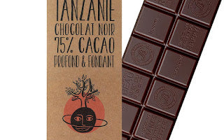 Tabuľková čokoláda N°4 Extra tmavá 75 % čokoláda z kakaa z Tanzánie 80 g